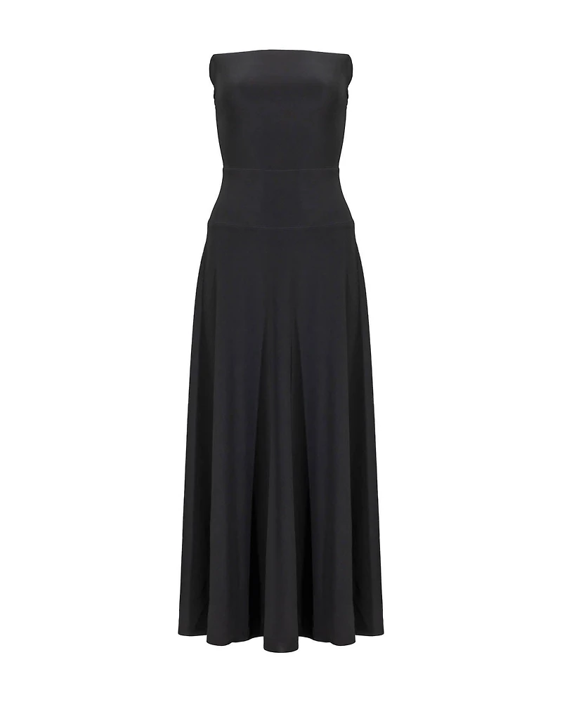 Strapless Flared Dress