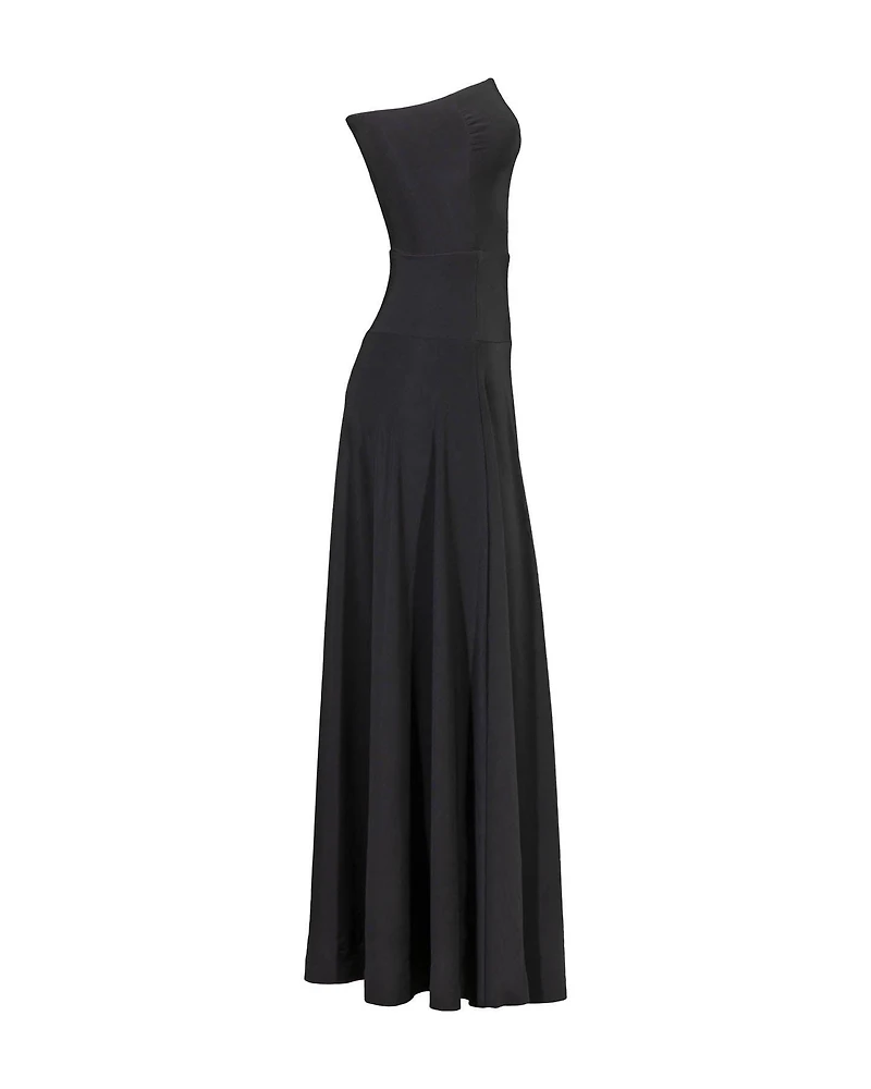Strapless Flared Dress
