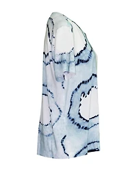 Tie Dye Boxy Top Blue