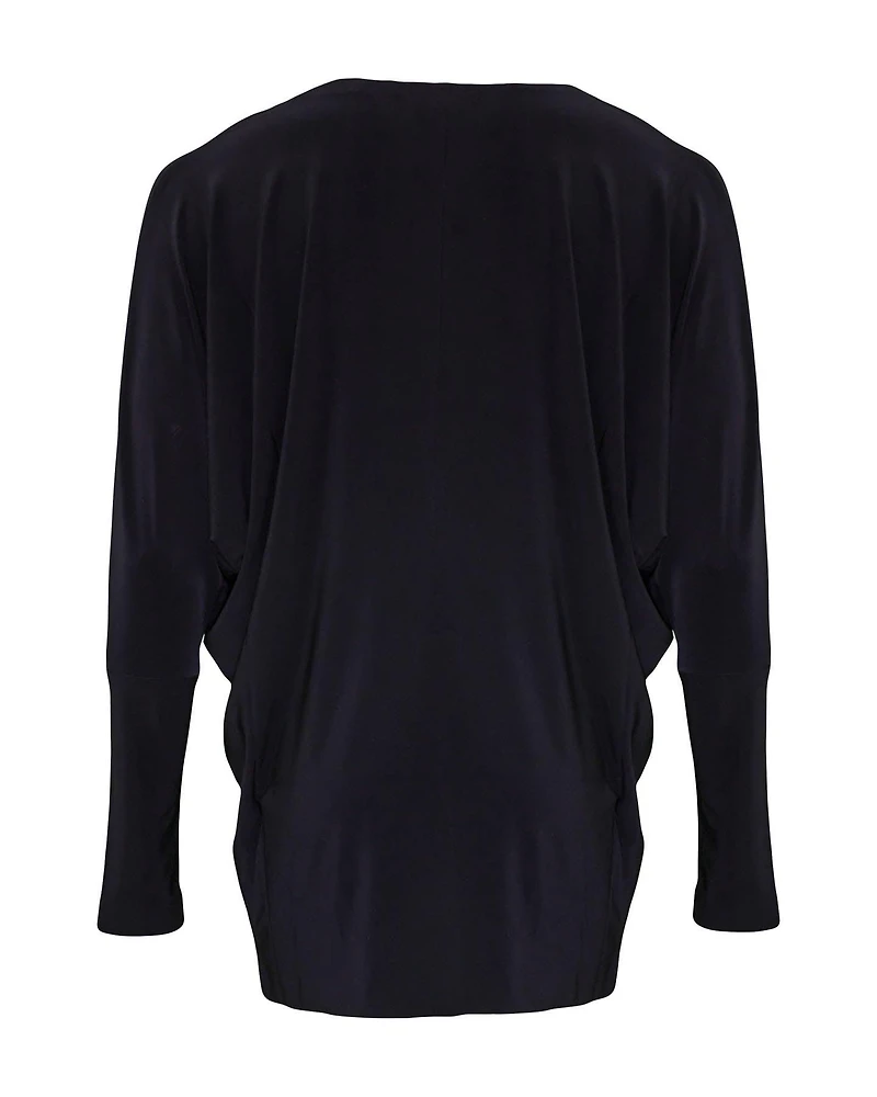 Norma Kamali V-Neck Dolman Top