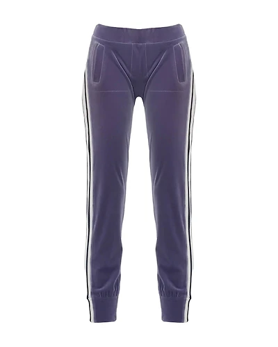 Velour Side Stripe Jogging Pants