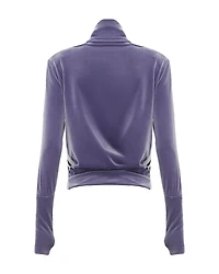 Velour Side Stripe Turtle Jacket