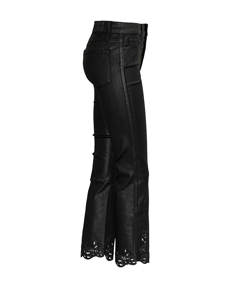 Claudine Laser Rose Hem Jeans