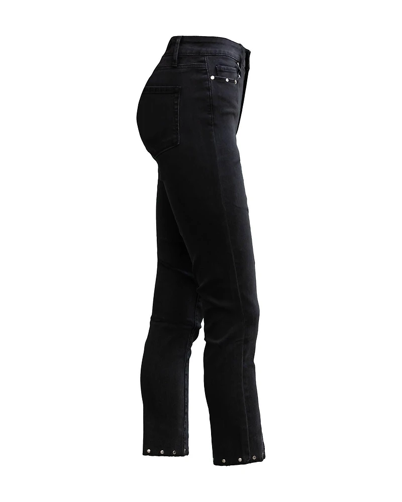 Hoxton Skinny Slit Hem Pants
