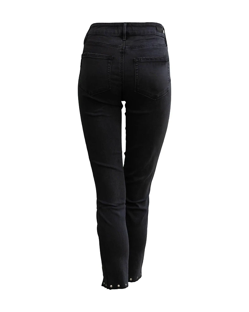 Hoxton Skinny Slit Hem Pants