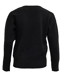 Chain Detail Wool Blend Pullover