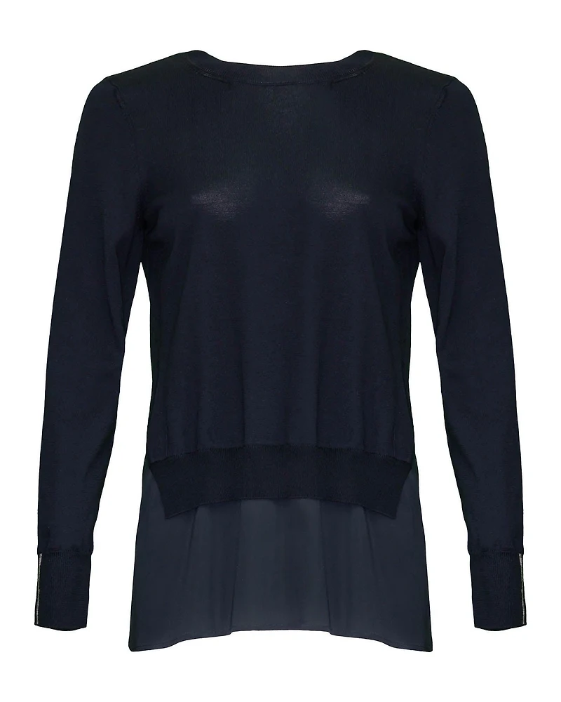 Double Lay Cotton Sweater