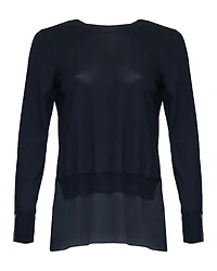 Double Lay Cotton Sweater