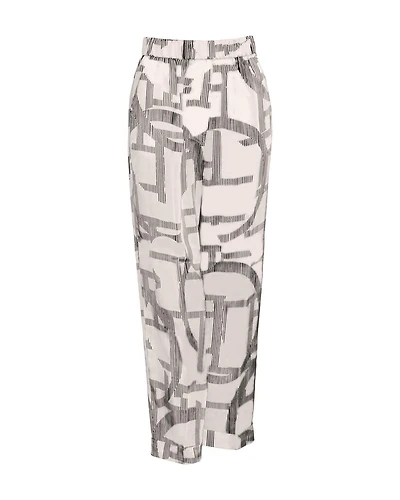 Geometric Print Palazzo Pants
