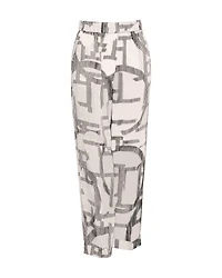 Geometric Print Palazzo Pants