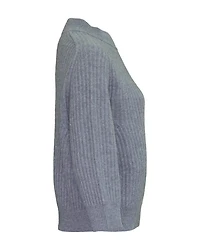 High Neck Wool Blend Pullover