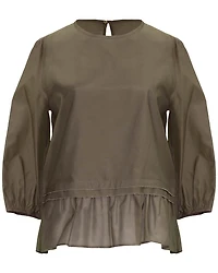 Organza Sleeve Blouse
