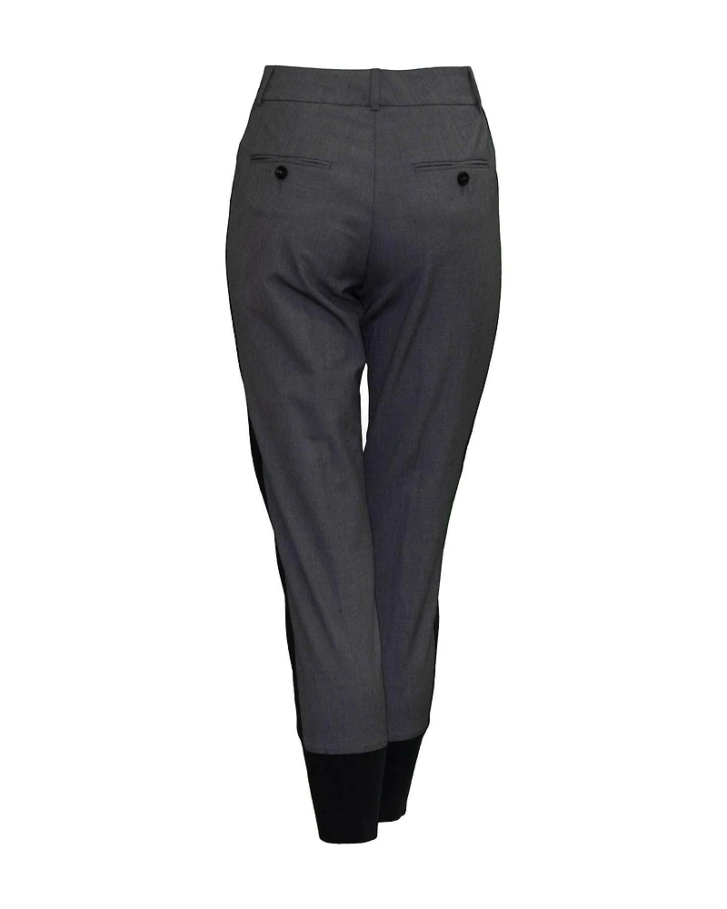 Side Stripe Rib Cuff Pants