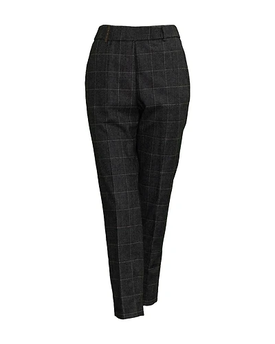 Square Pattern Ankle Pant
