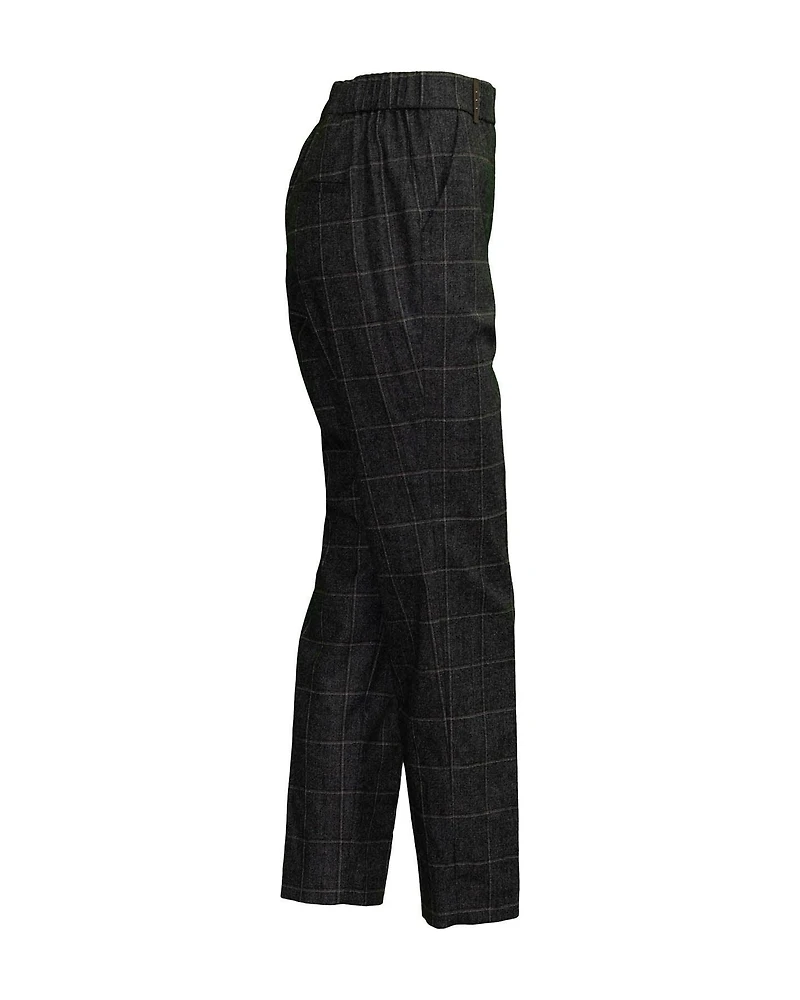 Square Pattern Ankle Pant