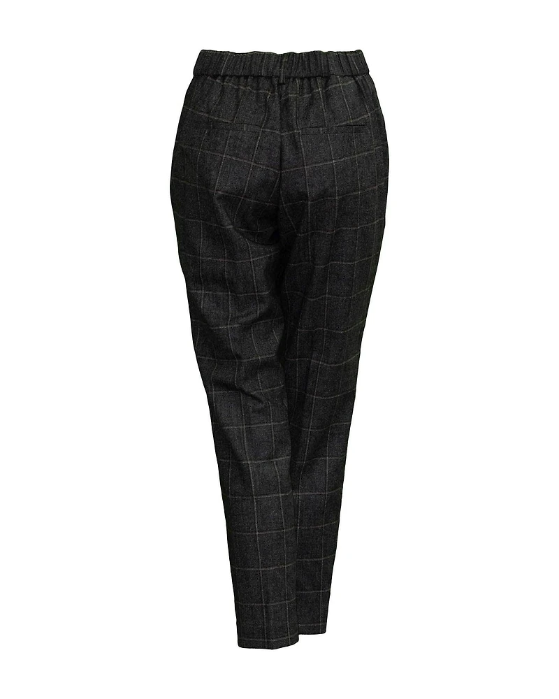 Square Pattern Ankle Pant