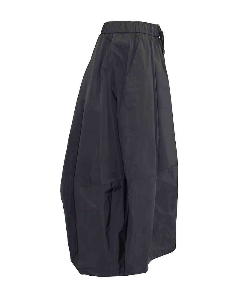 Taffeta Drawstring Skirt