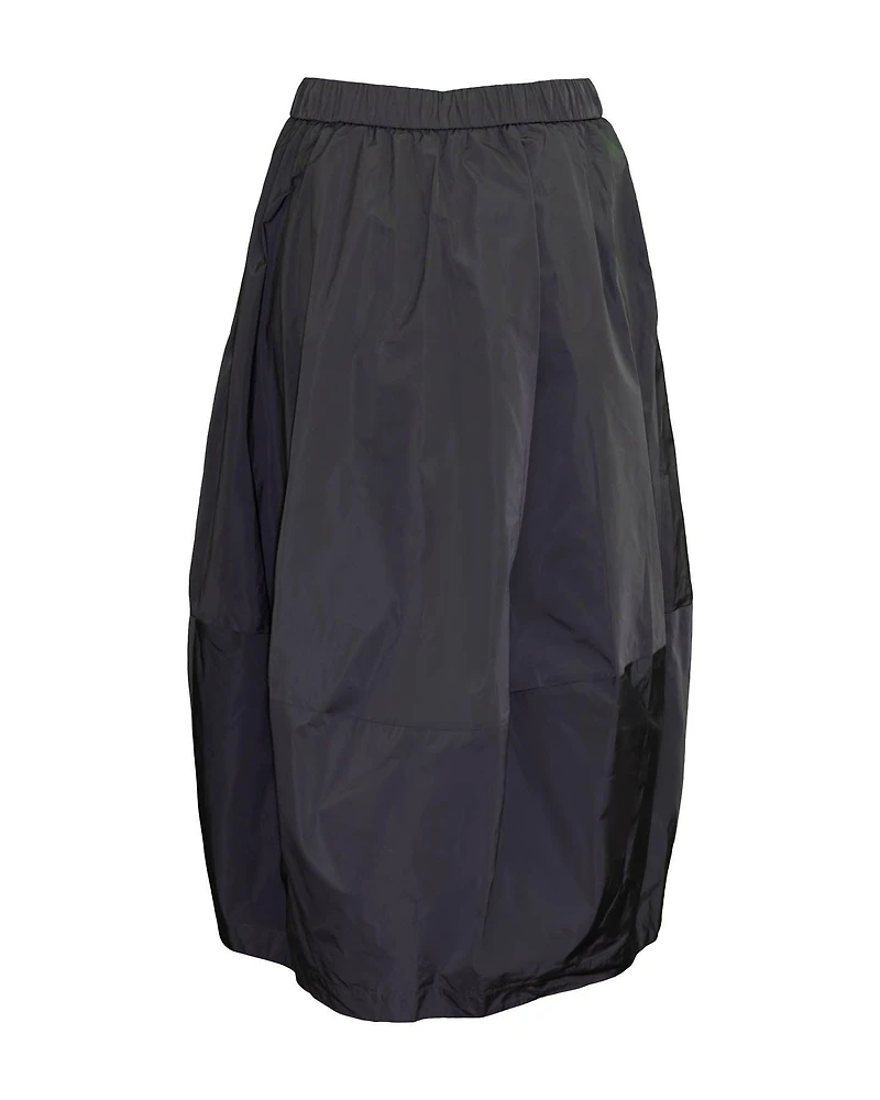 Taffeta Drawstring Skirt