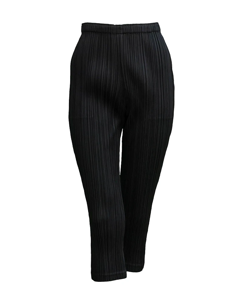 Pleated Straight Leg Pants
