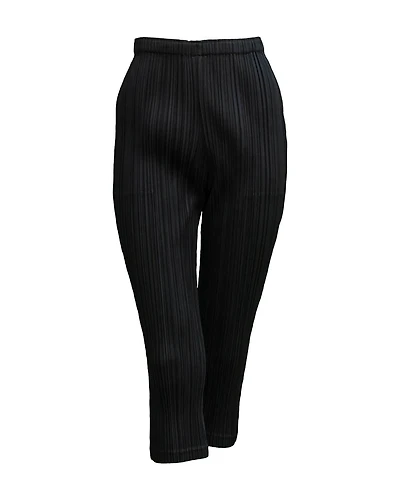 Pleated Straight Leg Pants