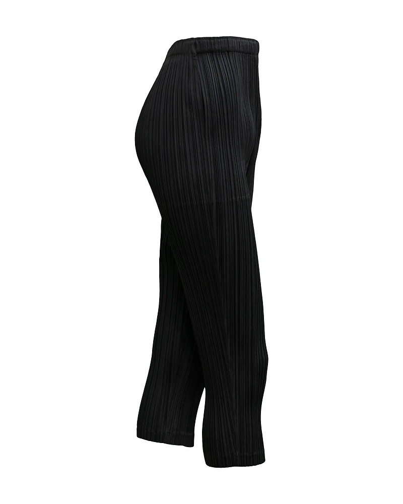 Pleated Straight Leg Pants