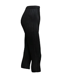 Pleated Straight Leg Pants