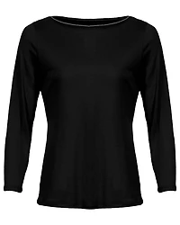 Neck Detail Bamboo Pullover