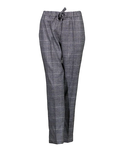 Prince of Wales Plaid Drawstring Pant