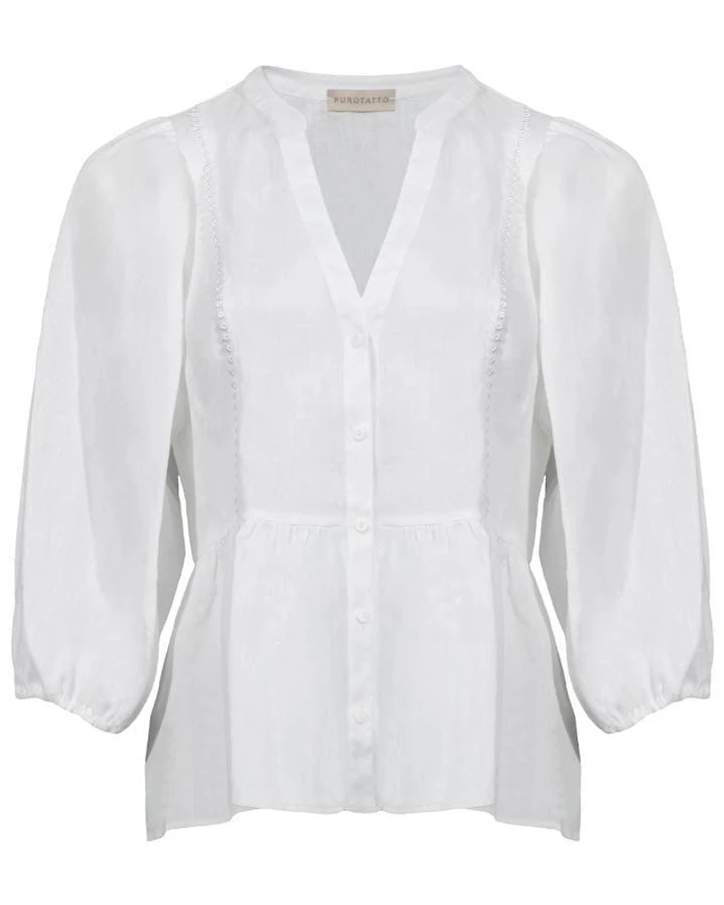 Purotatto Linen Blouse