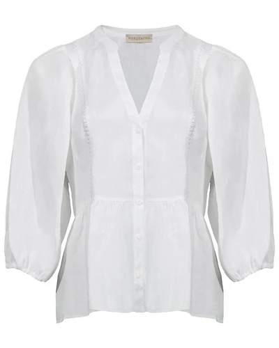Purotatto Linen Blouse