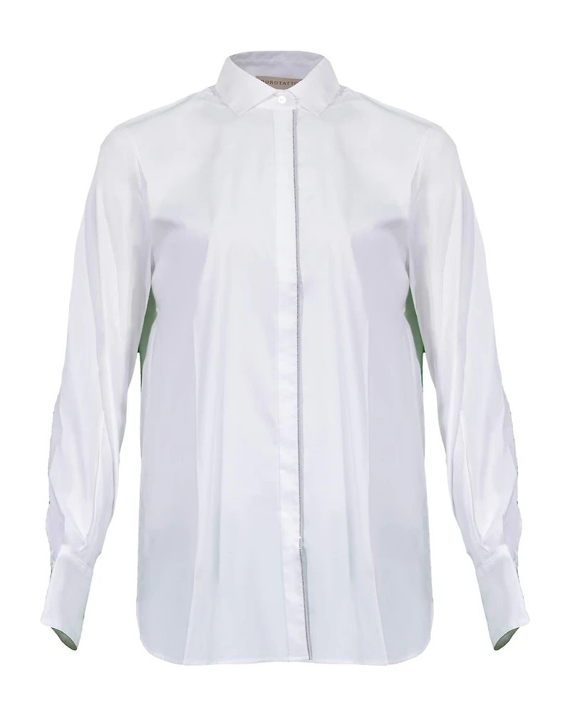 Satine White Blouse