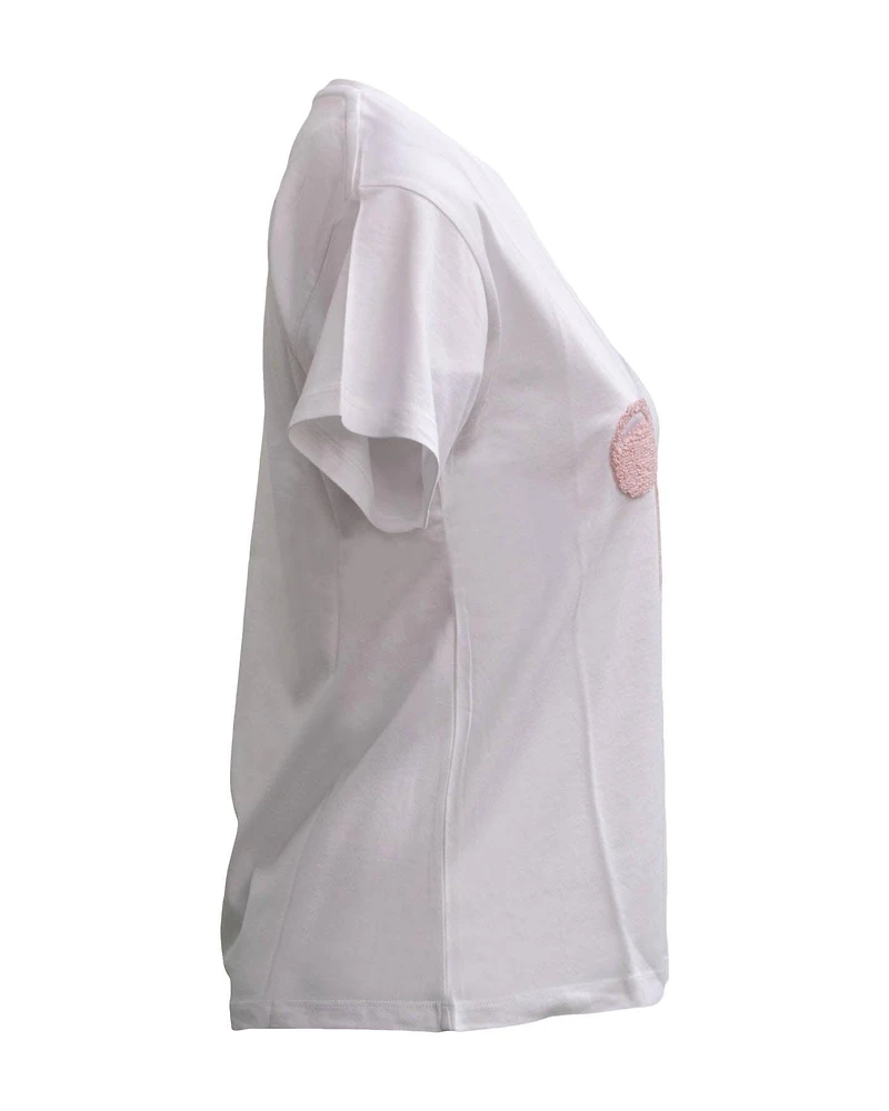 Bubblegum Pug V Neck Tee