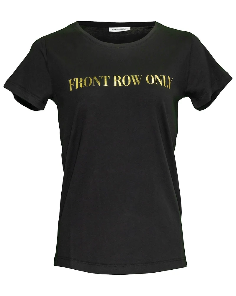 Front Row Only Tee Black