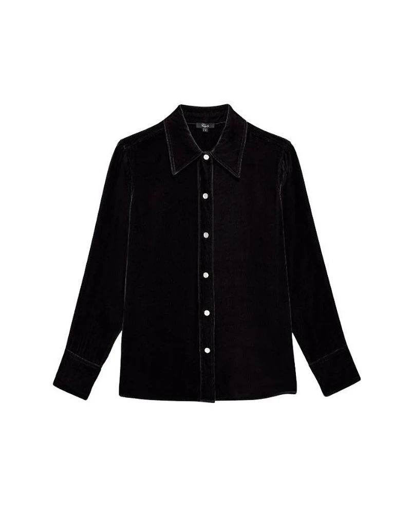 Andrea Velvet Silk Shirt