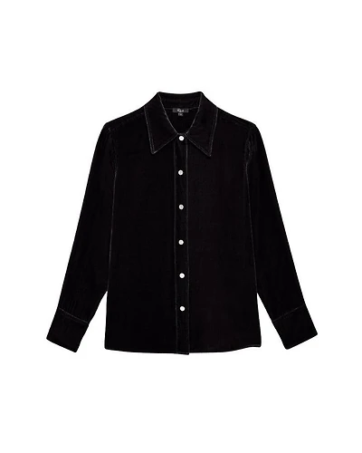 Andrea Velvet Silk Shirt