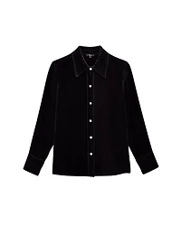 Andrea Velvet Silk Shirt
