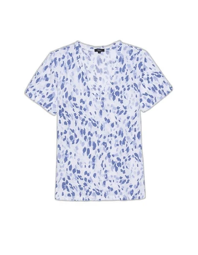Cara Blue Spotted Tee
