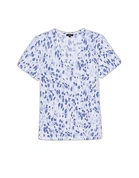 Cara Blue Spotted Tee