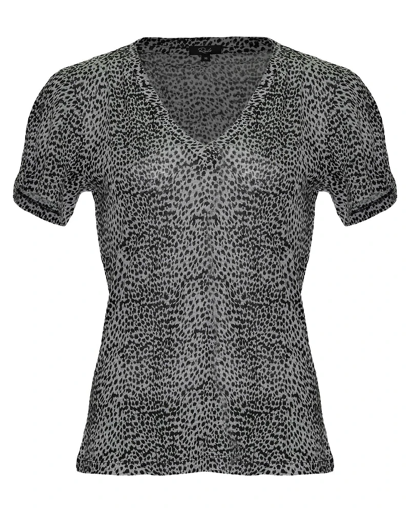 Cara Lynx Print T-Shirt