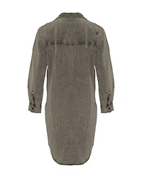 Elva Denim Long Shirt/Dress