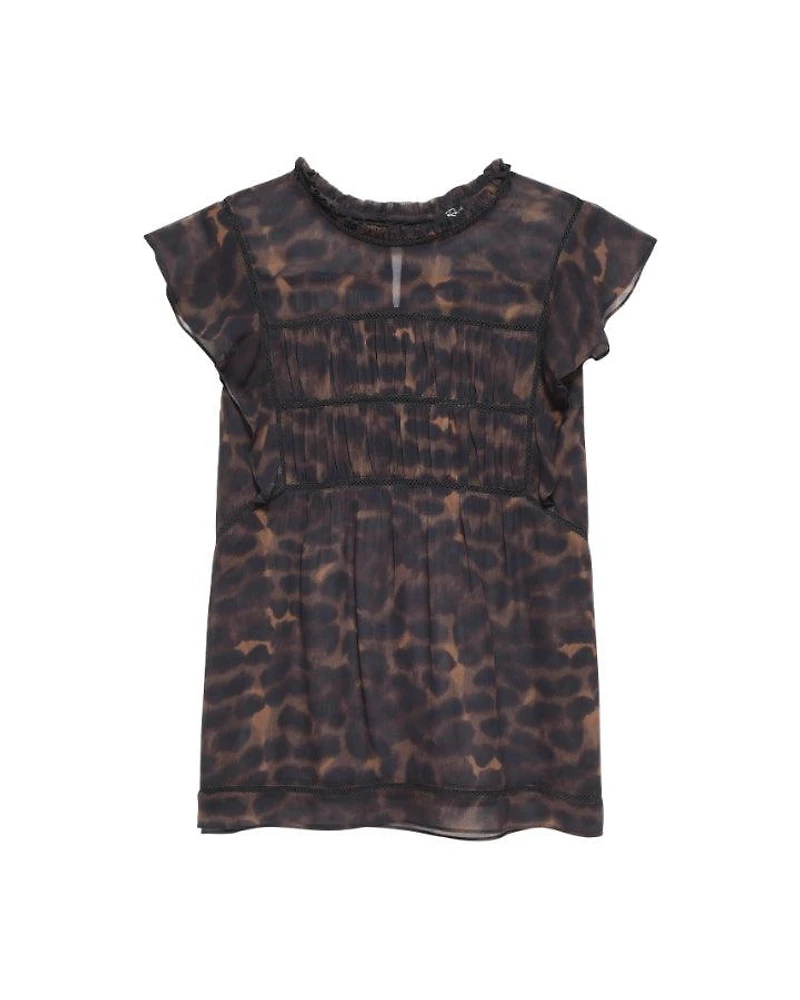 Filomena Umber Leopard Top