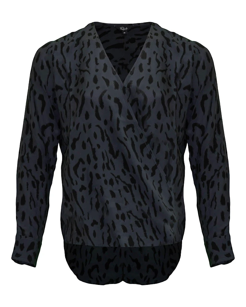 Hillary Ash Cheetah Blouse