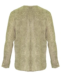 Hillary Snakeskin Print Top