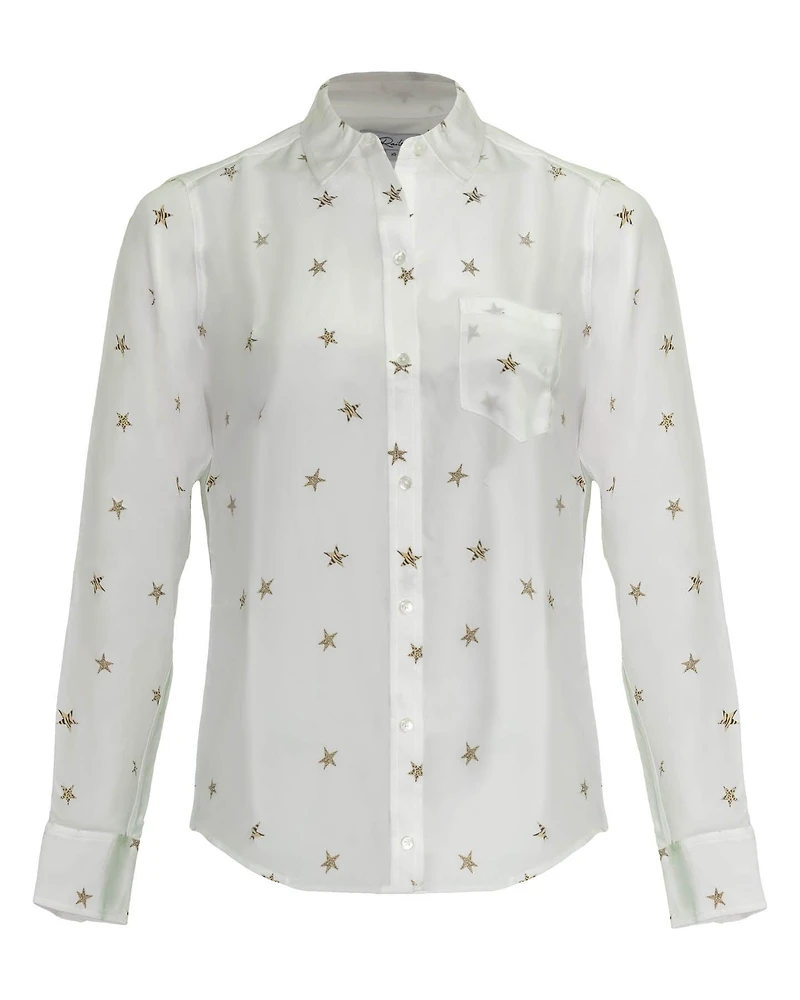 Kate Animal Start Button Down Blouse