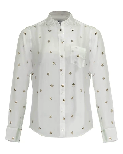 Kate Animal Start Button Down Blouse