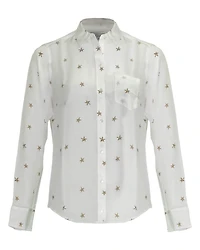 Kate Animal Start Button Down Blouse