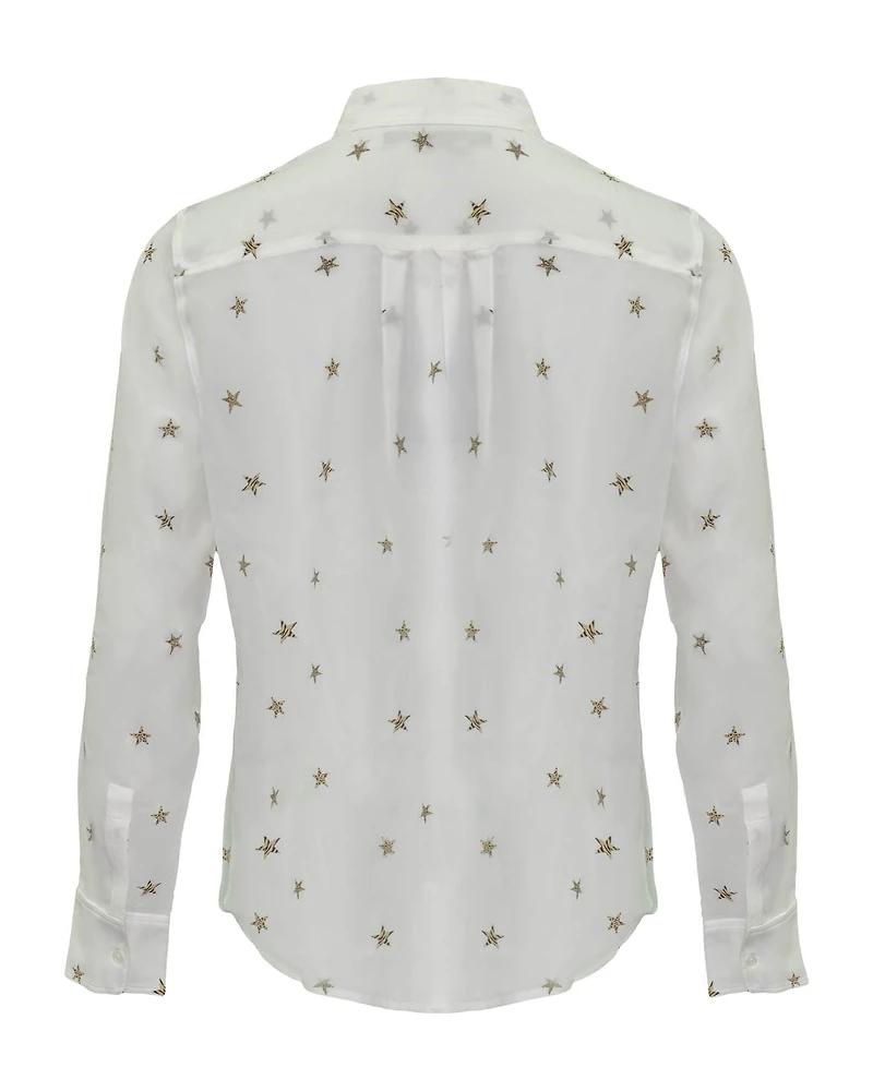 Kate Animal Start Button Down Blouse