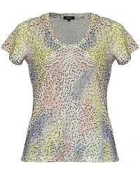 Luna Rainbow Cheetah Tee
