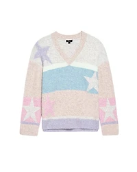 Mia Heathered Star Pullover