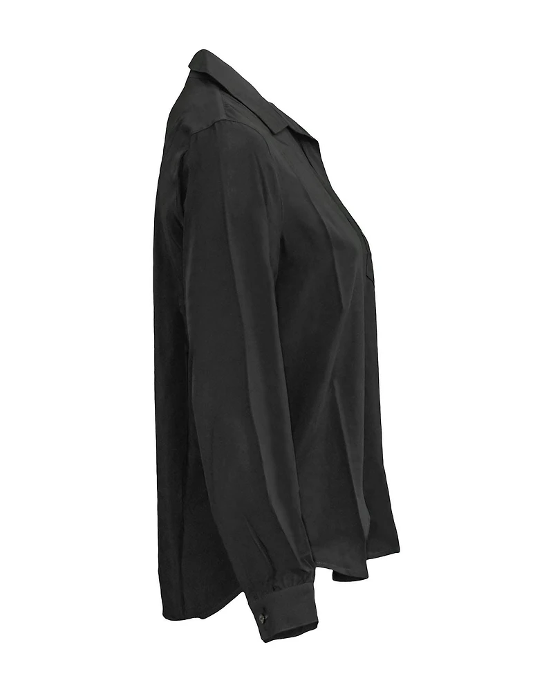Noemi Button Down Blouse Black